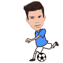 santosh dawar athlete soccer kick