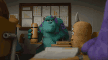 Monsters University Sully GIF - Monsters University Sully Stare GIFs