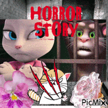 Talking Tom And Andrea Tom GIF - Talking Tom And Andrea Tom Andrea GIFs
