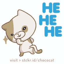 Stckrmarket Chococat GIF - Stckrmarket Chococat Hehehe GIFs