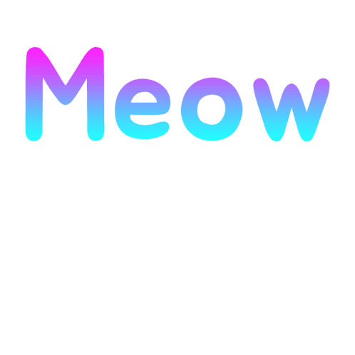 Meow Sticker - Meow Stickers