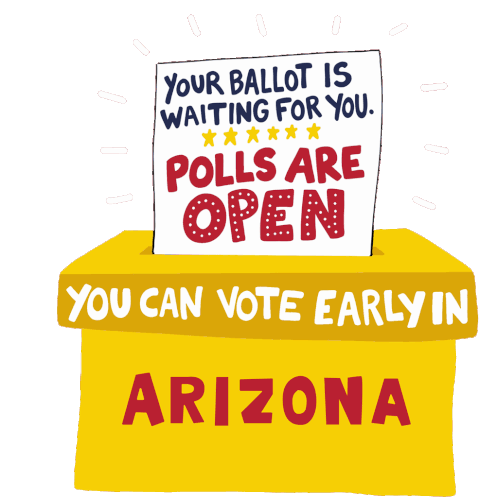 Your Ballot Is Waiting For You Polls Are Open Sticker