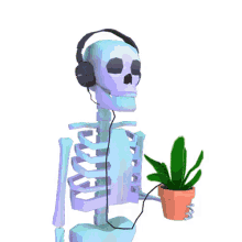 busy skeleton