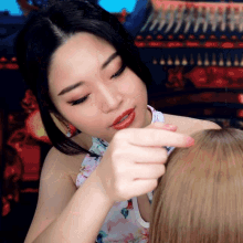 feeling hair tingting asmr royal chinese hairstyling asmr hair hairstyling
