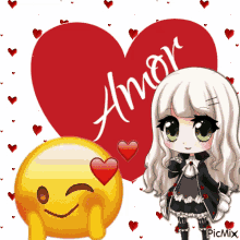 Love Amor GIF - Love Amor Emoji GIFs