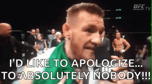 Conor Mcgregor Ufc GIF - Conor Mcgregor UFC Apologize