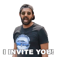 I Invite You Faisal Khan Sticker - I Invite You Faisal Khan You Are Invited Stickers