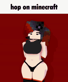 Hop On Minecraft Minecraft GIF