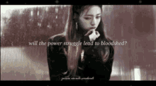 Bloodshed Yuna Itzy GIF - Bloodshed Yuna Itzy Kai Txt GIFs