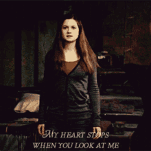 Ginny Weasley My Heart GIF - Ginny Weasley My Heart Stops GIFs