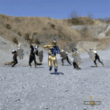 You Cant Hit Me Gold Ranger GIF - You Cant Hit Me Gold Ranger Aiyon GIFs