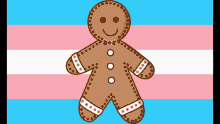 Gingerbread Man Trans GIF - Gingerbread Man Trans Free From GIFs