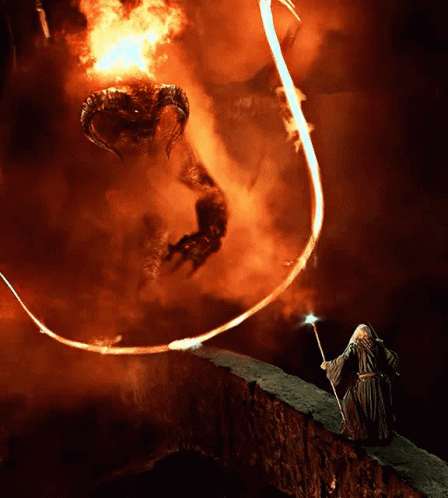 lord of the rings balrog scene