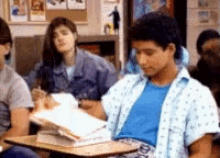 Mario Gomez Saved By The Bell GIF - Mario Gomez Saved By The Bell Notebook GIFs