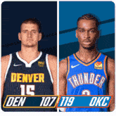 Denver Nuggets (107) Vs. Oklahoma City Thunder (119) Post Game GIF - Nba Basketball Nba 2021 GIFs