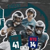 New York Giants (14) Vs. Philadelphia Eagles (41) Fourth Quarter GIF - Nfl National Football League Football League GIFs
