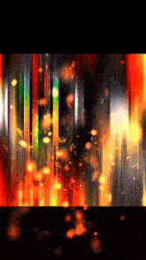 a colorful background with a few lines of light