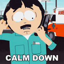 Calm Down Randy Marsh GIF - Calm Down Randy Marsh South Park GIFs