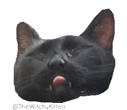 The Witchy Kitten Twk Sticker - The Witchy Kitten Twk Lily Stickers