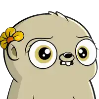 a cartoon character with a flower in its hair