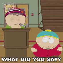 What Did You Say Heidi Turner Eric Cartman GIF - What Did You Say Heidi Turner Eric Cartman South Park GIFs