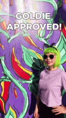Goldie Approved Goldie Chan GIF - Goldie Approved Goldie Chan Thumbs Up GIFs