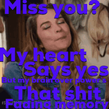 Nope Miss You GIF - Nope Miss You Heart Says Yes GIFs