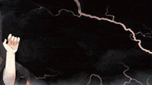 a picture of a girl with lightning and the words " jasamabar "