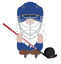 Gnome Hockey Sticker - Gnome Hockey Stickers