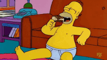Homer Simpson Gelato Sporcarsi Leccare Cane GIF - Homer Simpson Ice Cream Get Dirty GIFs