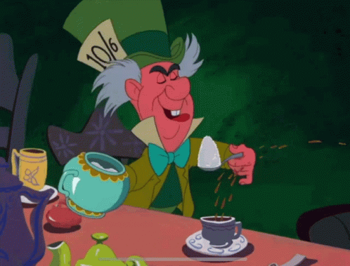 Alice In Wonderland Mad Hatter GIF - Alice In Wonderland Mad Hatter Tea  Party - Discover & Share GIFs