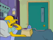 The Simpsons Mr Burns GIF - The Simpsons Mr Burns Sick GIFs