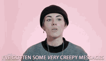 Ive Gotten Some Very Creepy Messages Bustle GIF - Ive Gotten Some Very Creepy Messages Bustle I Received Creepy Messages GIFs