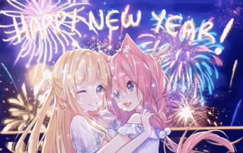 Anime Girl Happy New Year GIFs | Tenor