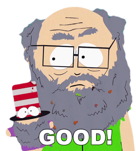 Good Mr Garrison Sticker - Good Mr Garrison South Park Stickers
