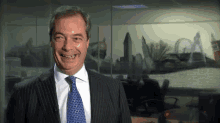 Nigel Farage GIF - Smile Laughing Yis GIFs