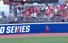Oklahoma Softball Homerun Robbery GIF