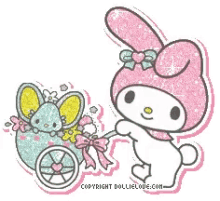 my melody mice mouse flat sanrio