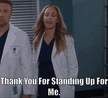 Greys Anatomy Teddy Altman GIF - Greys Anatomy Teddy Altman Thank You For Standing Up For Me GIFs