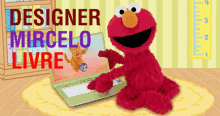 Elmo Browsing GIF - Elmo Browsing Laptop GIFs