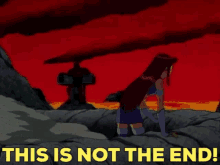 Teen Titans Starfire GIF - Teen Titans Starfire This Is Not The End GIFs