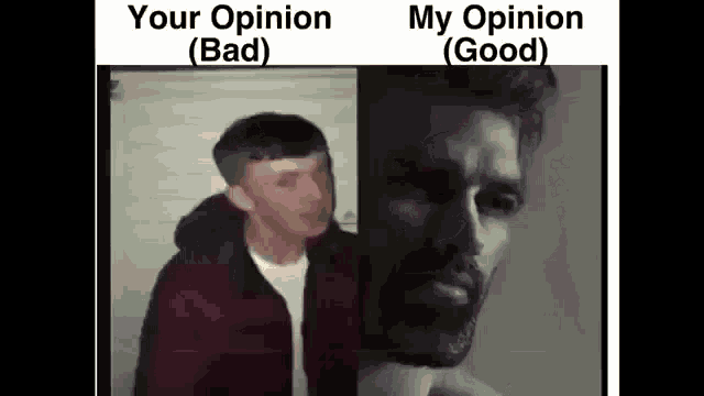 Bad opinion