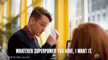 Whatever Superpower You Have I Want It Leif GIF - Whatever Superpower You Have I Want It Leif Zoeys Extraordinary Playlist GIFs