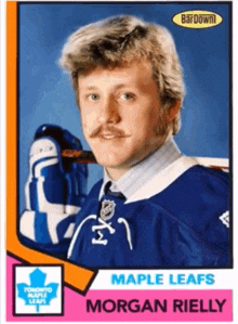Morgan Rielly Toronto Maple Leafs GIF - Morgan Rielly Toronto Maple Leafs Hockey Card GIFs