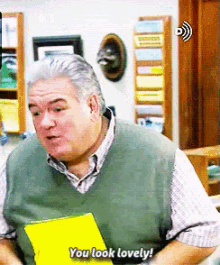 parks and rec jim o heir jerry gergich you look lovely lovely