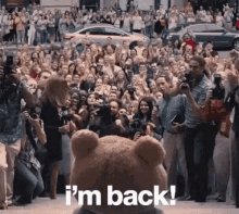 Im Back Ted GIF - Im Back Ted Teddy Bear GIFs