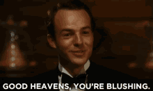 Good Heavens, You'Re Blushing GIF - Atonement Atonement Movie Blush GIFs
