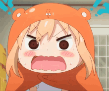 Anime Umaru GIF - Anime Umaru Annoyed GIFs