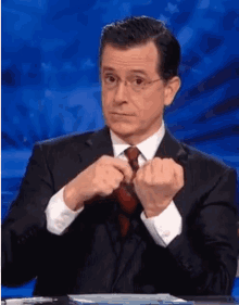Fuck You Stephen Colbert GIF - Fuck You Stephen Colbert GIFs