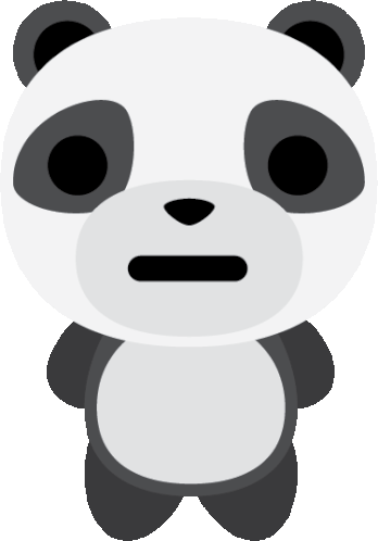 Confused Confuse Panda Sticker - Confused Confuse Panda Stickers